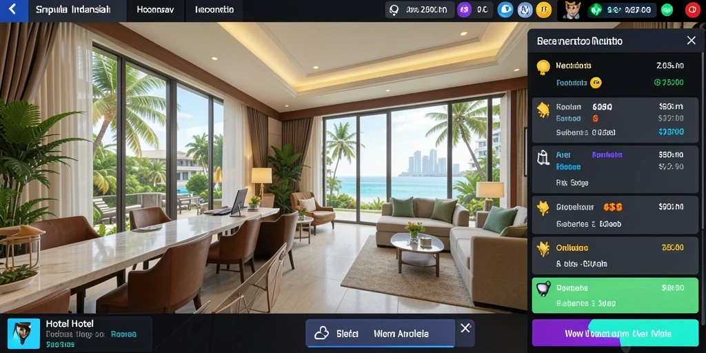 Screenshot yang menunjukkan level baru yang menantang.