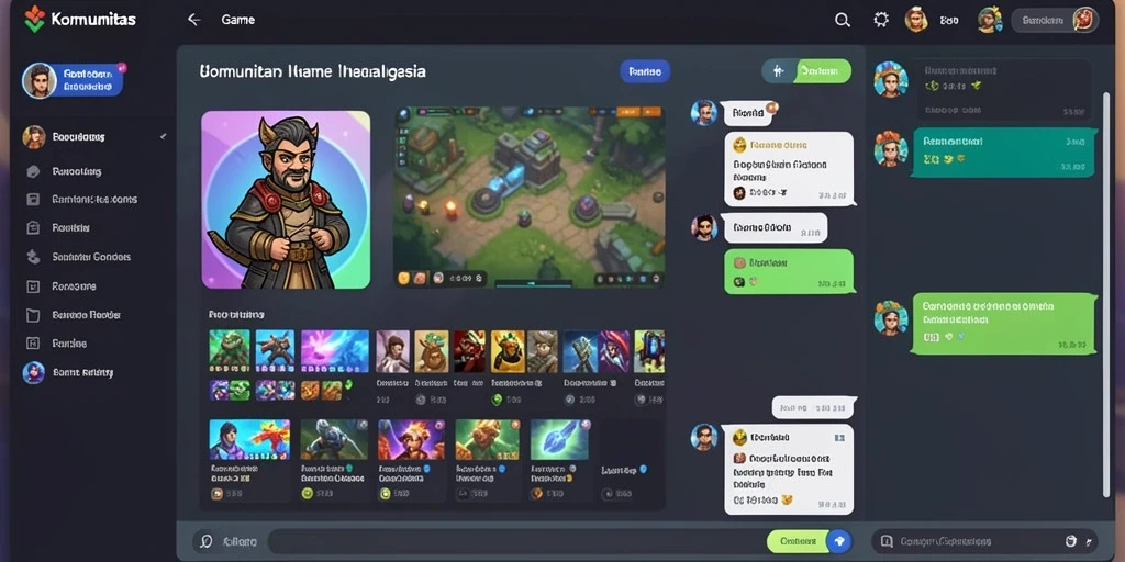 Komunitas gamer yang aktif dan mendukung.