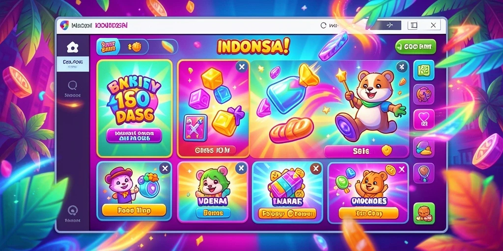 Pemandangan indah saat menjelajahi level baru dalam DEWANUSA.