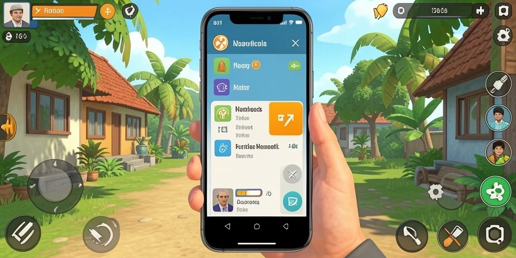 Screenshot dari salah satu level menantang di GACORX.