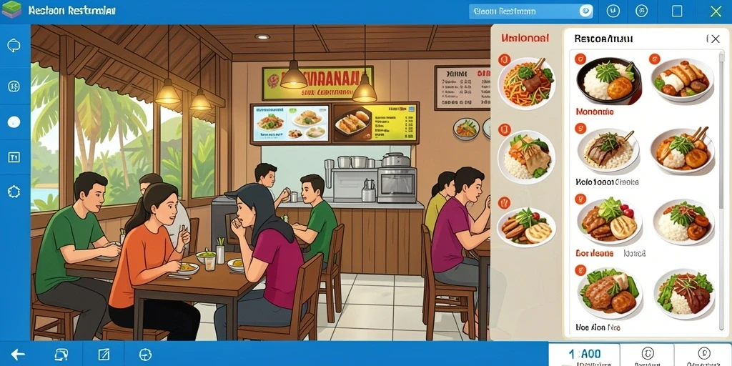 Screenshot fitur multiplayer yang menunjukkan interaksi pemain.