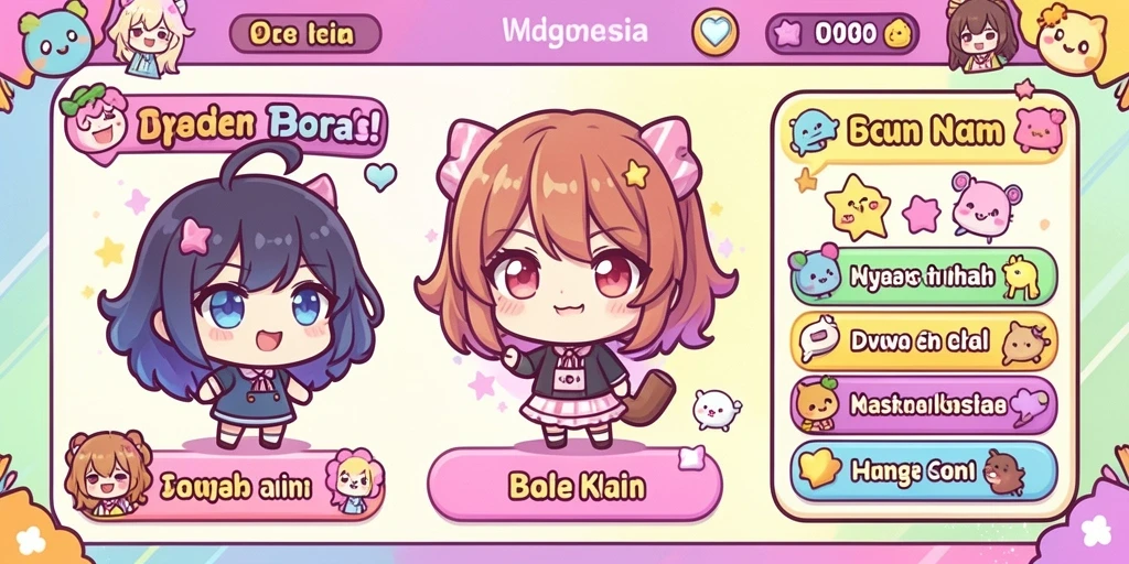Menampilkan berbagai item koleksi yang bisa didapatkan.