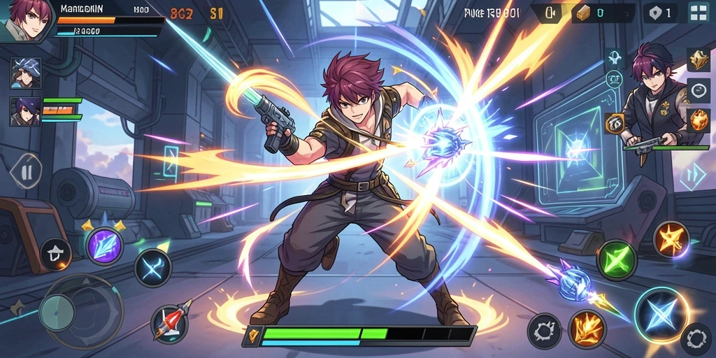 Screenshot menampilkan mode permainan yang kompetitif.