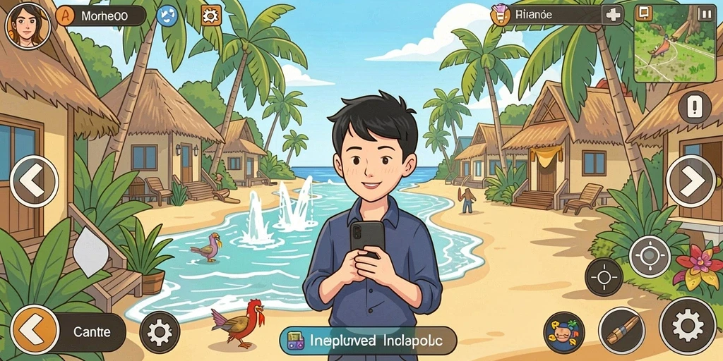 Tangkapan layar ketiga memperlihatkan grafik yang memukau.