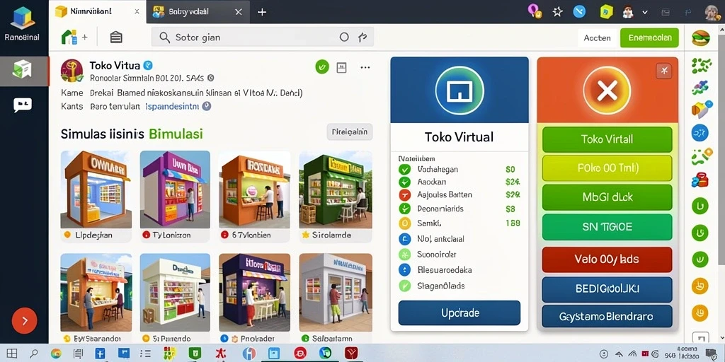 Screenshot menampilkan salah satu level yang menantang.